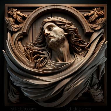 3D model st jesus (STL)